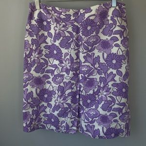 LOFT linen blend skirt.